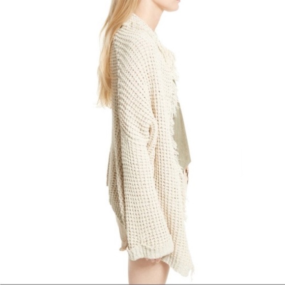 NWOT FREE PEOPLE I'LL BE AROUND CARDI CARDIGAN SWEATER - Picture 4 of 10